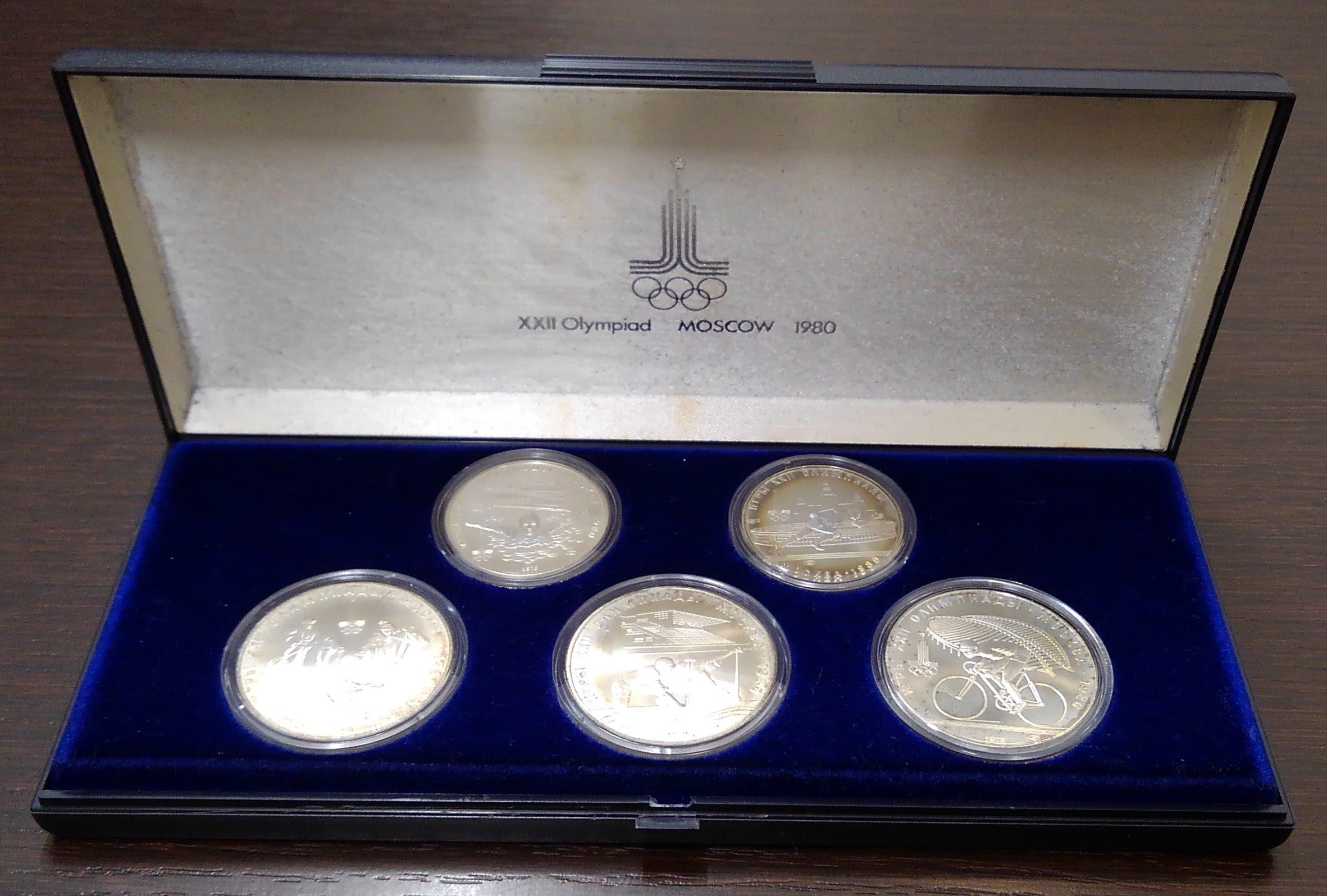 モスクワオリンピック銀貨5枚セットをお買取り致しました！買取専門店