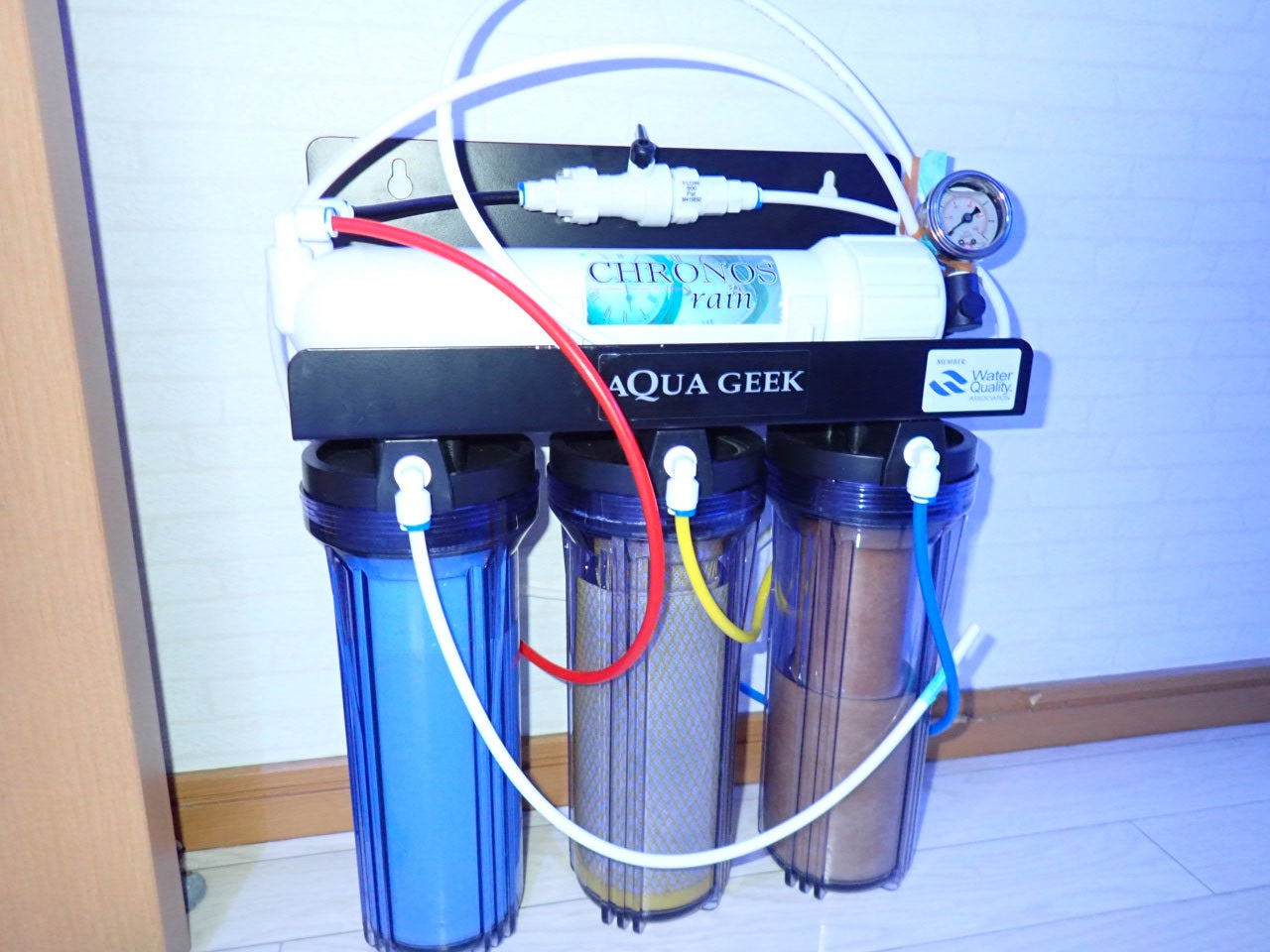 AQUA GEEK 浄水器 CHRONOS クロノスレイン， 専用加圧ポンプ 他 AQUA