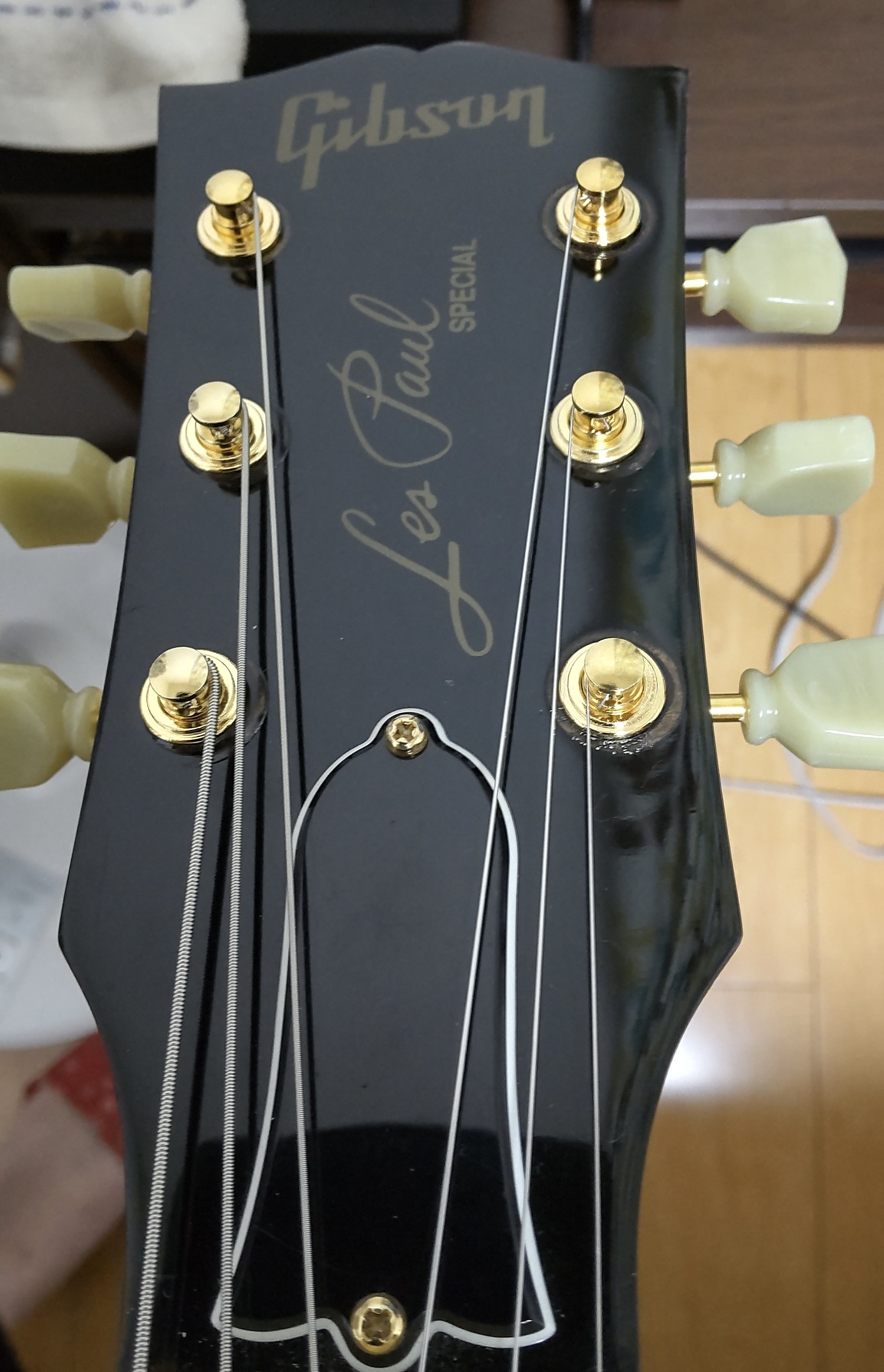 Master Graft BK ミニエレアコ ガットギター ペグGOTOH交換 Master