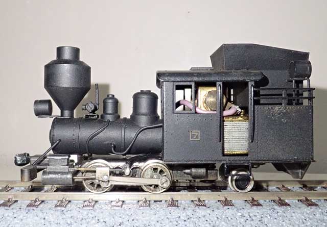 美品 鉄道模型 つぼみ堂模型店「木曽森林鉄道 機関車」 HOゲージ 箱