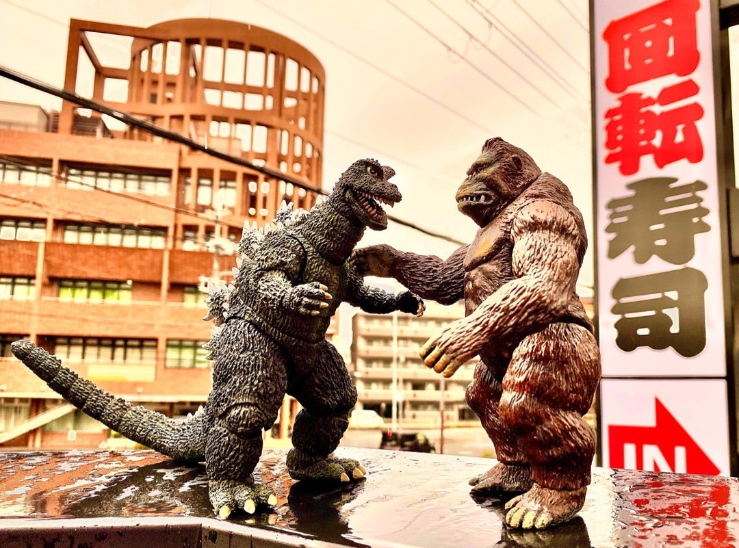 ゴジラ1962～キンゴジ（ギガブレイン）ソフビフィギュア 背ビレ蓄光版