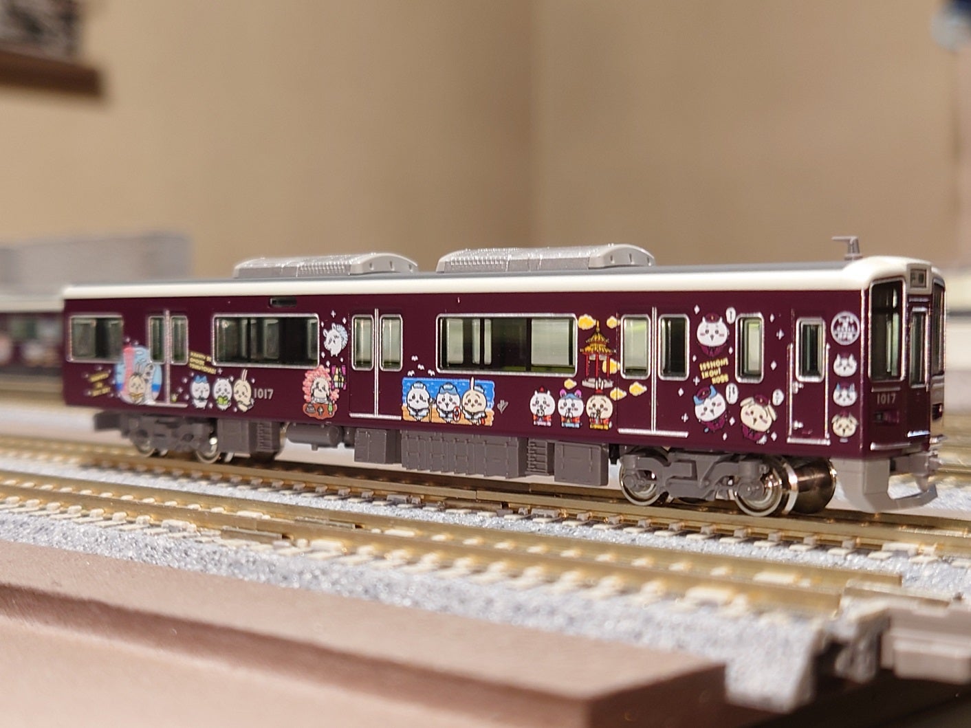 ちいかわ 阪急電車 京都線 ディスプレイモデル うさぎ号 Nゲージ 新品