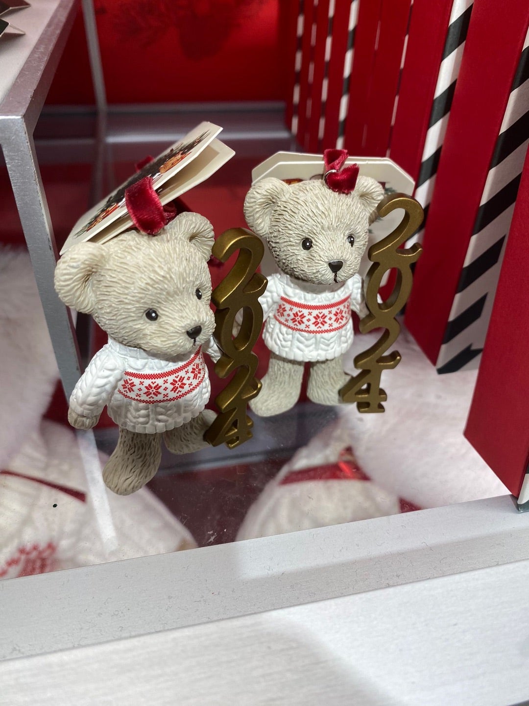 ハロッズ クリスマス オーナメント クリスマスベア ミニチュア