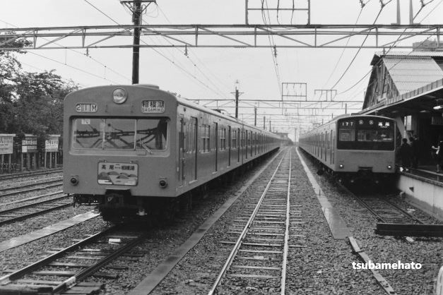 昔のアルバムから【43】 通勤電車（1） | 趣味の鉄道模型と鉄道写真