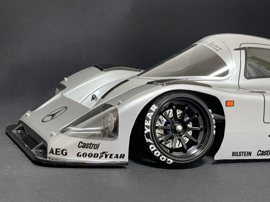 メルセデス•ベンツC11 ボディ製作22 | ユウ⭐︎のスローRCライフ