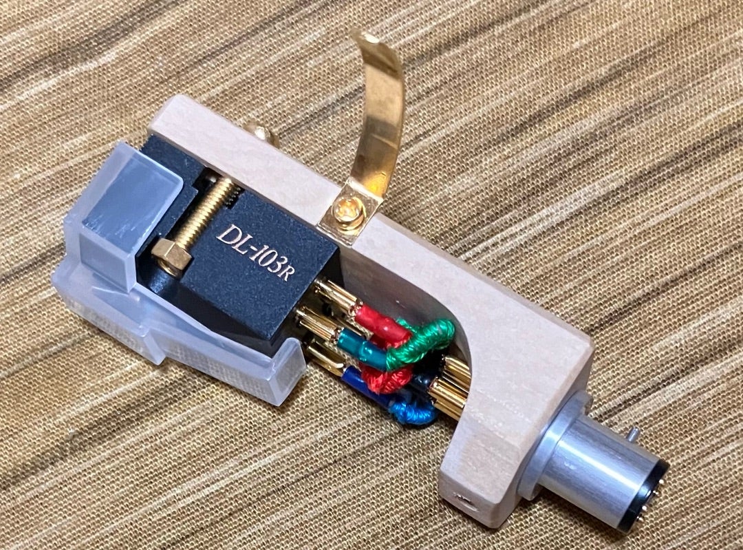 デノン MCカートリッジ DL-103 ヘッドシェル Aテクニカ MG-10 A