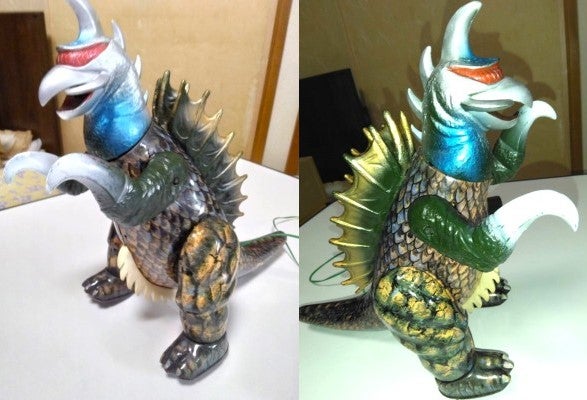 ブルマァク 火吹きジラース ソフビ ブルマァク 火吹きゴジラ 怪獣