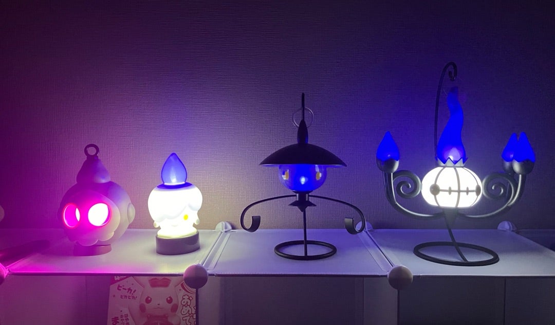 炎がまたたくLEDライト シャンデラ ランプラー ヒトモシ セット 未使用