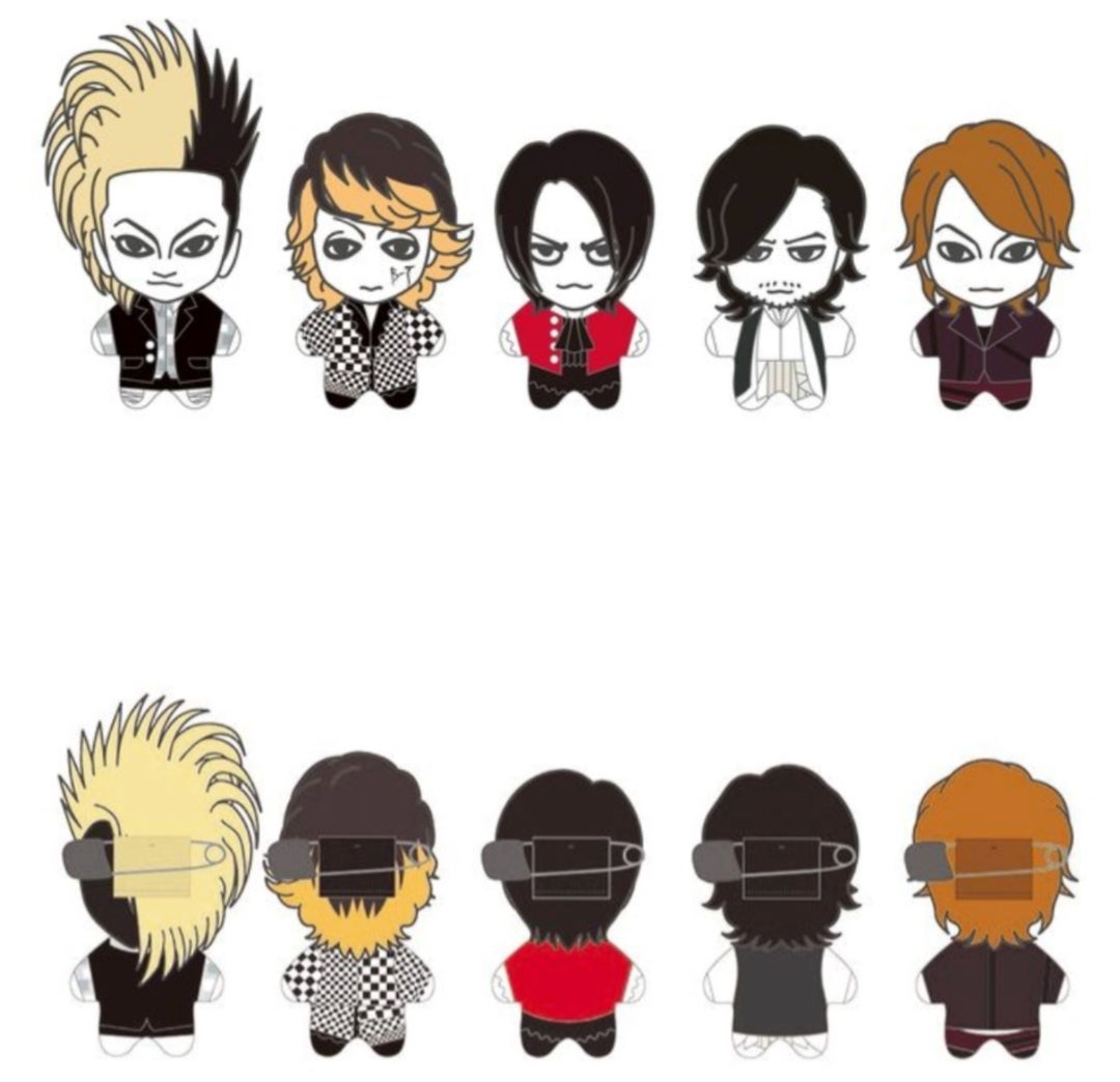 即日発送 BUCK-TICK ぬいぐるみ バッジ セット 5体 【公式通販】