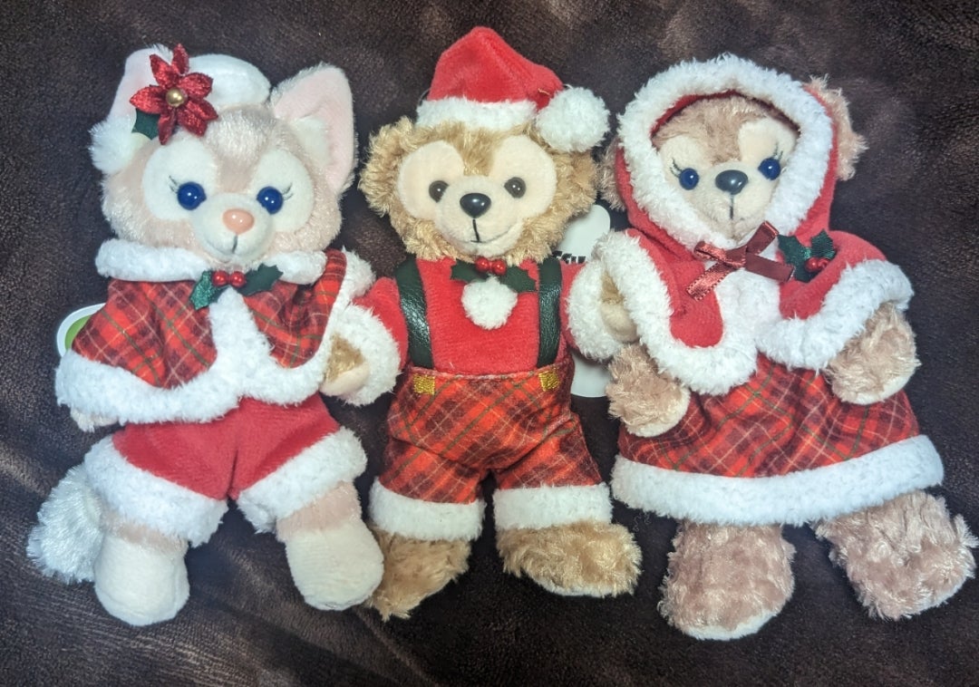 ダンシングスノーフレークスぬいぐるみバッジリーナベルダッフィー