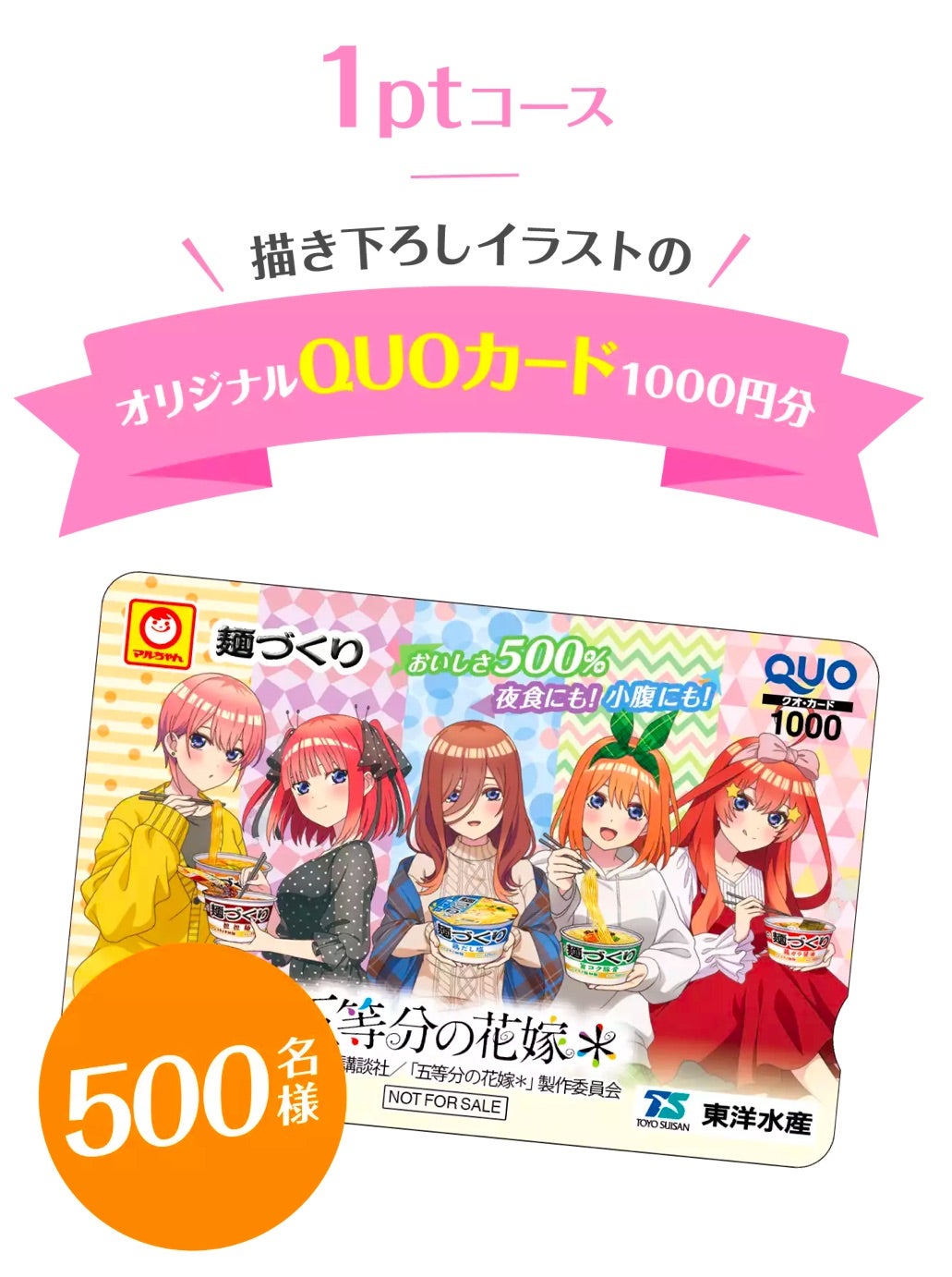 マルちゃん麺づくり『五等分の花嫁＊』キャンペーンオリジナルキッチン