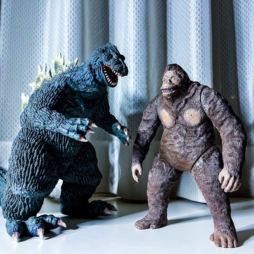 タグ付 バンダイ キングコング対ゴジラ キングコング ソフビ キンゴジ