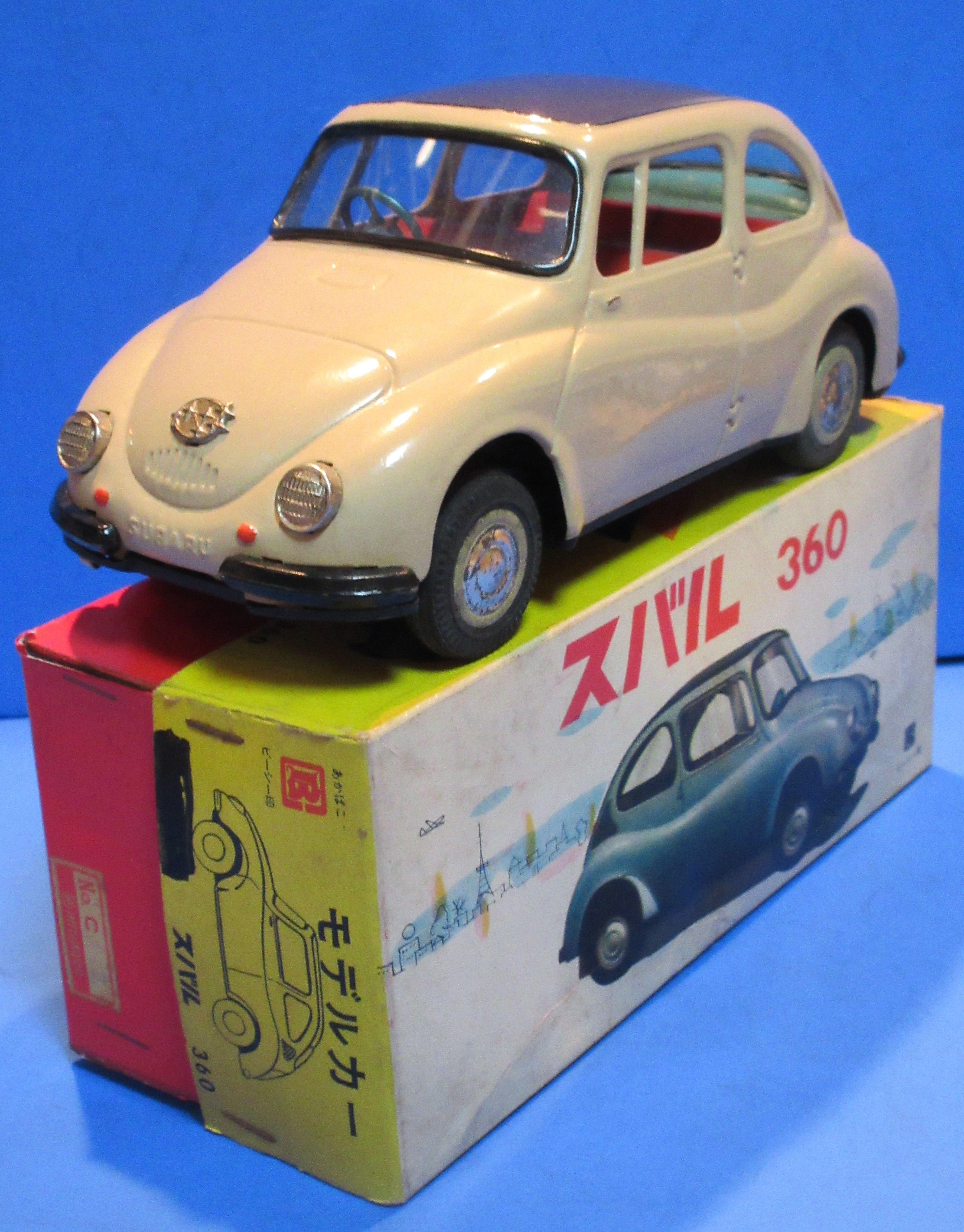 BANDAI バンダイ SUBARU スバル360 左ハンドル ブリキ 箱なし BANDAI