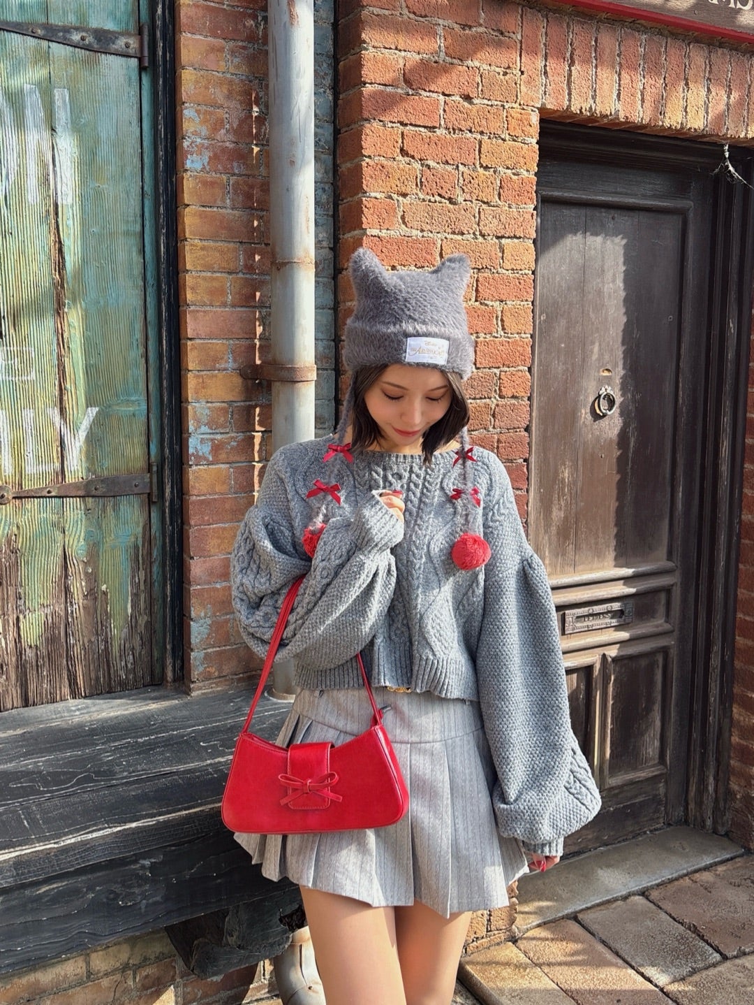 マリー ベルリオーズ ニットキャップ 猫耳デザイン！東京