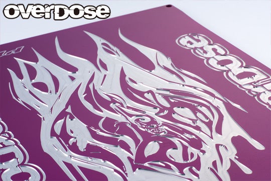 OVERDOSE セッティングボード Ver.2 ( レッド/Weld スカル) OVERDOSE