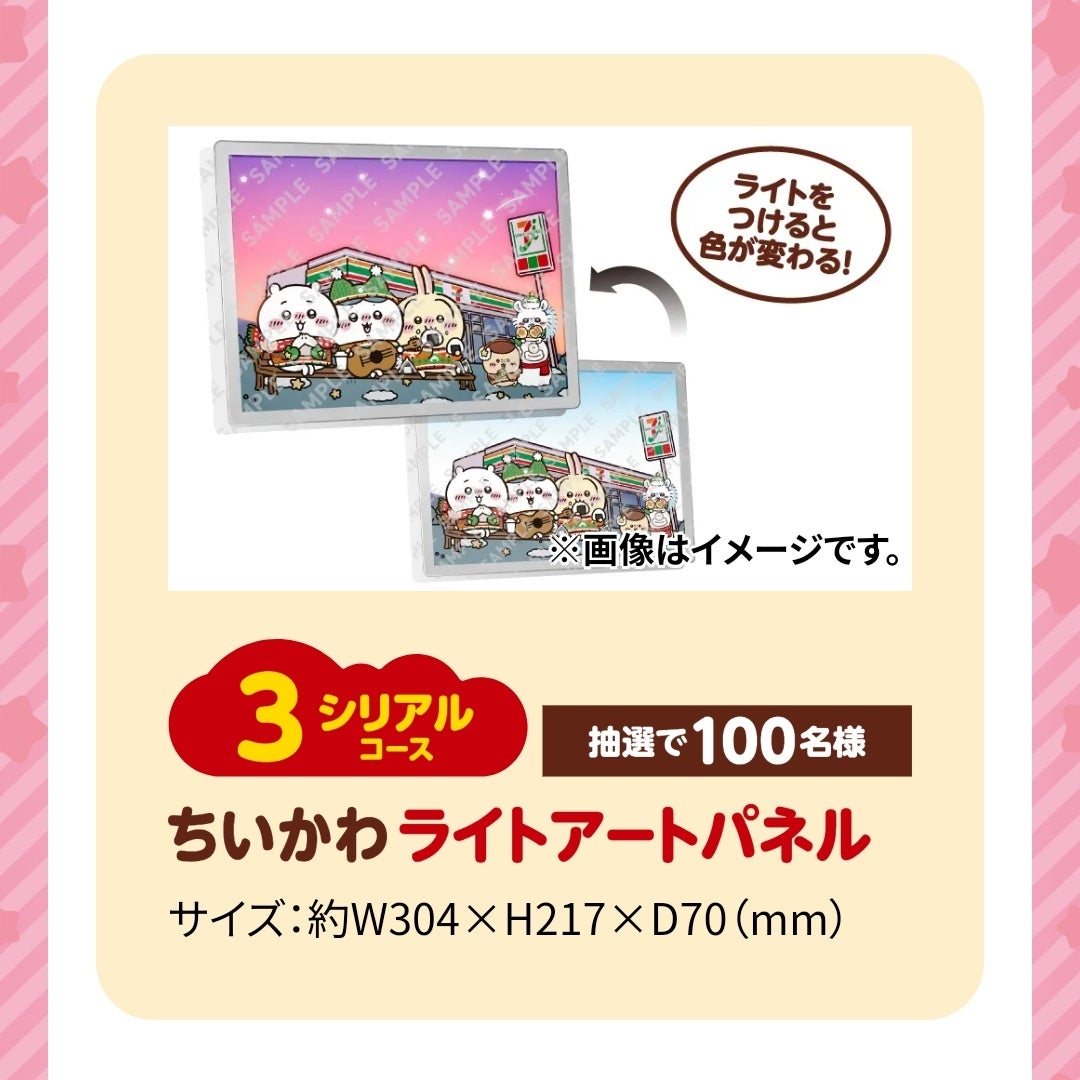 ちいかわ セブンイレブン ライトアートパネル 当選品 当選報告】ちい