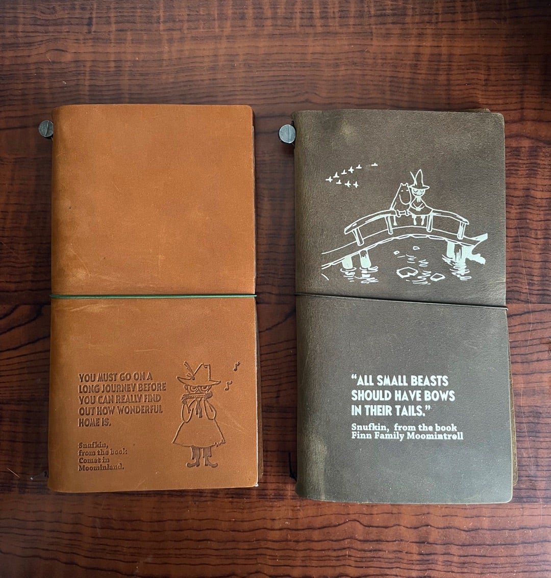 TF トラベラーズノート キャメル MOOMIN スナフキン 【公式通販】