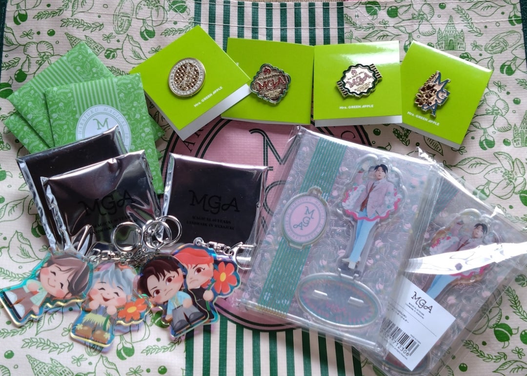 Mrs. GREEN APPLE ピンバッジ ポップアップ 原宿 Mrs. GREEN APPLE