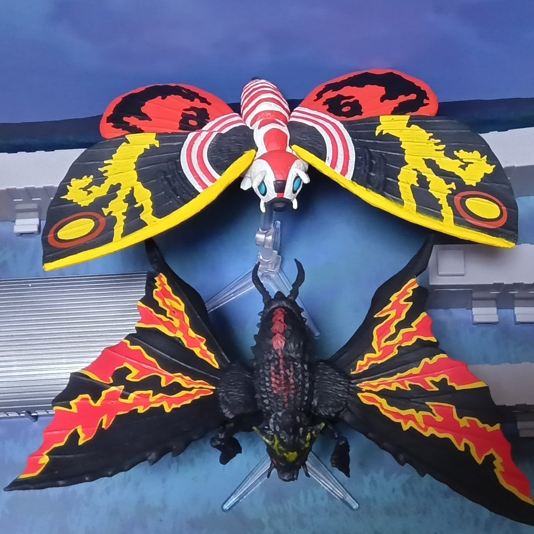 ゴジラvsモスラ ジオラマ