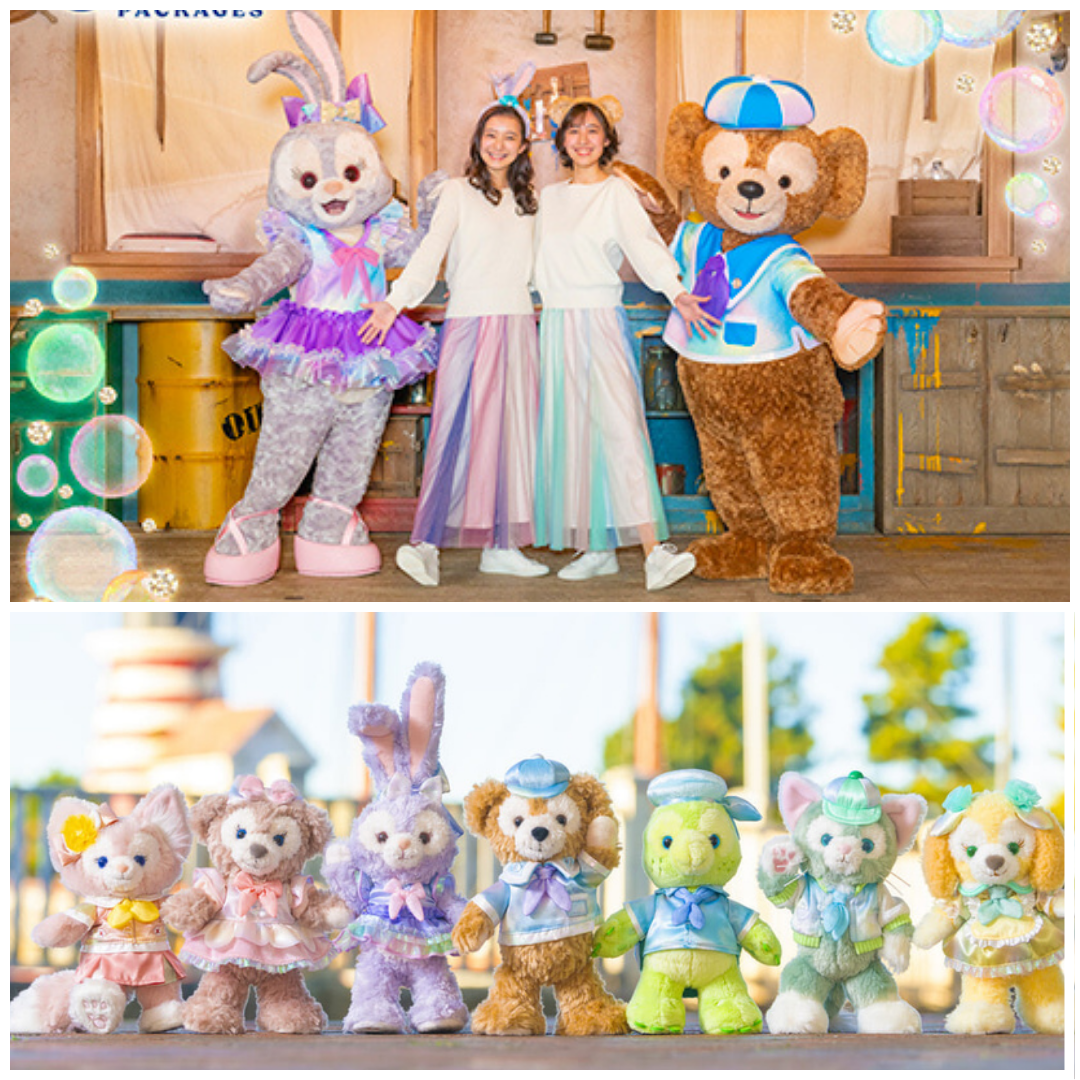 ダッフィー＆シェリーメイ お出かけポージープラッシー ぬいぐるみ