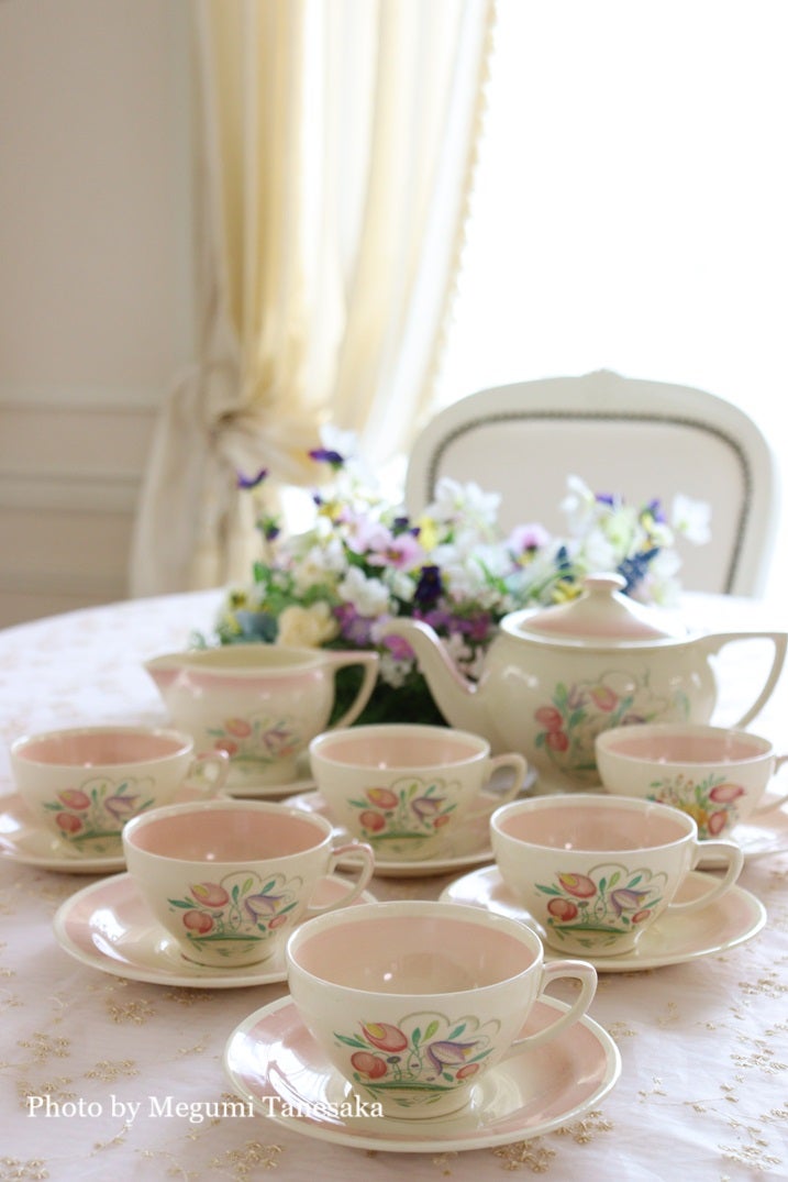 Susie cooper ティーポットセット Susie cooper』【希少ヴィンテージ