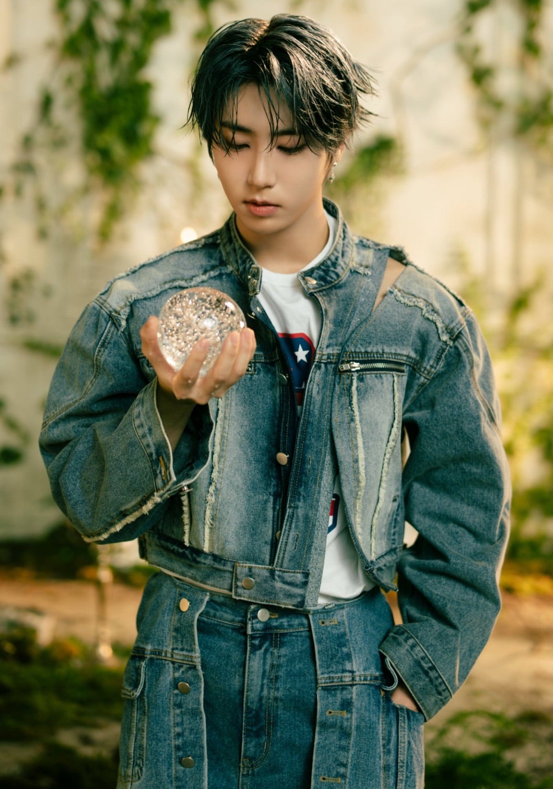 スキズ ポップアップ メンプロ フィリックス ピリ デニムジャケット