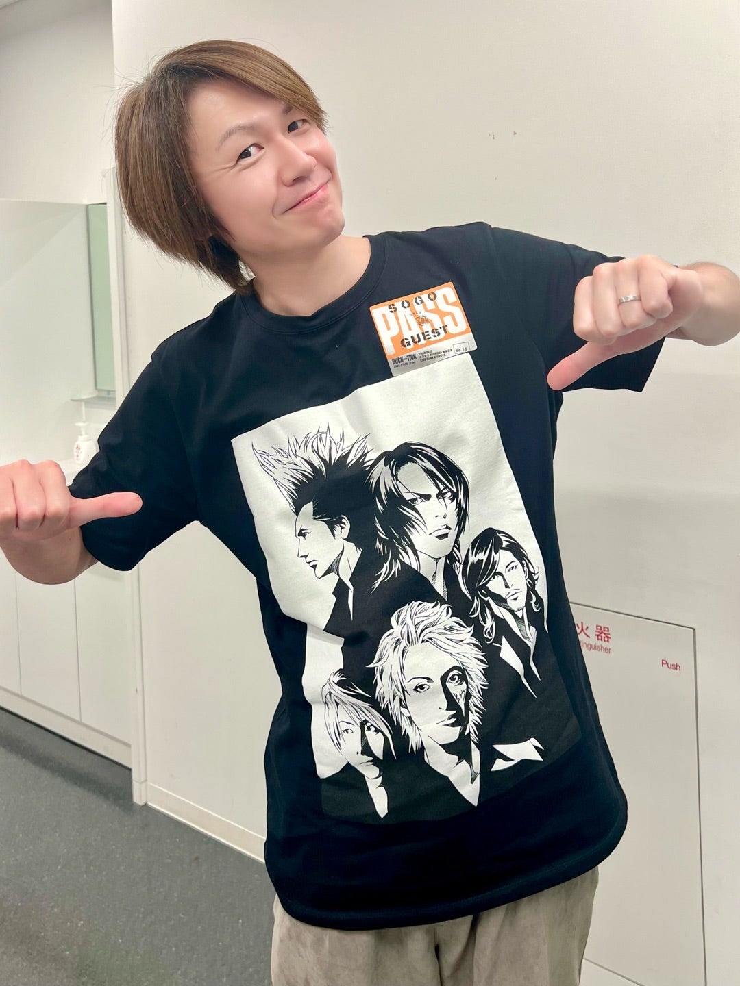 再販終了 新品 バクチク BUCK-TICK 櫻井敦司x上條淳士 Tシャツ(L 上條淳士