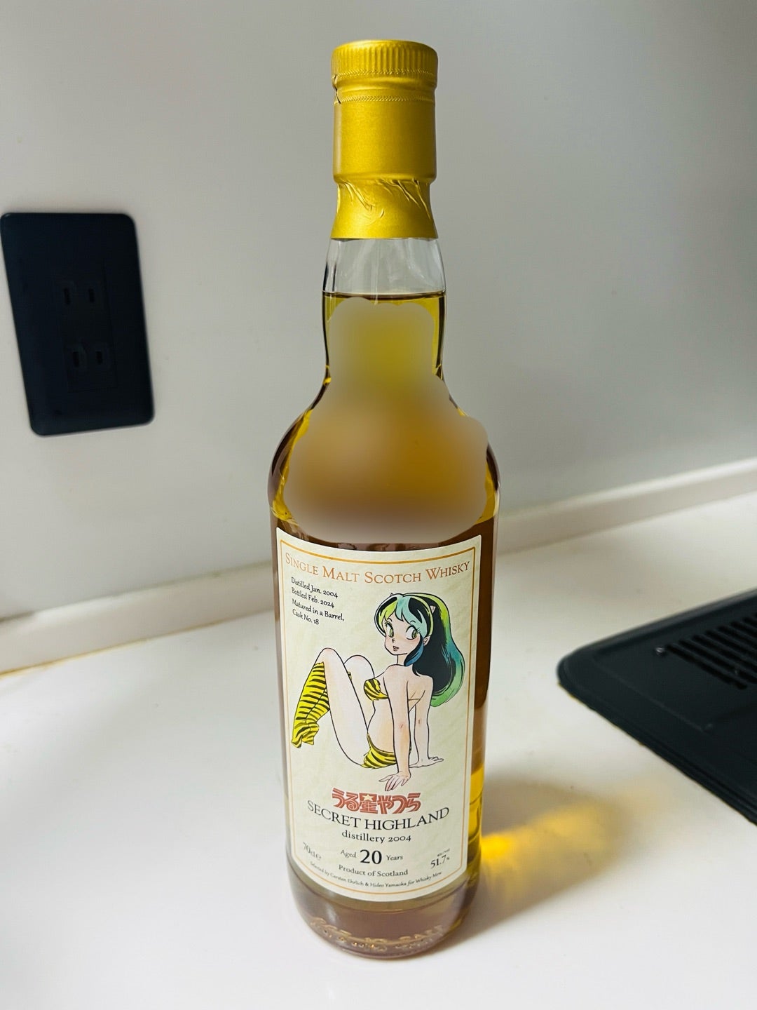 新品未開封】 WHISKEY-MEW うる星やつらラムちゃんラベル ボトル 新品