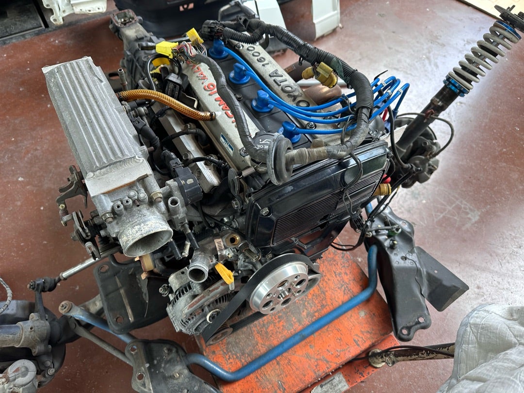 AE86 92後期エンジン分解① | Racing Service YASUブログ 2nd