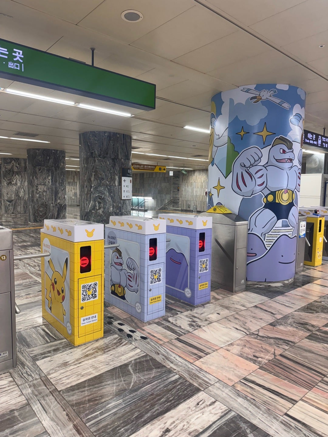 釜山鉄道コラボ】コンプリート!!地下鉄ポケモン 釜山鉄道コラボ