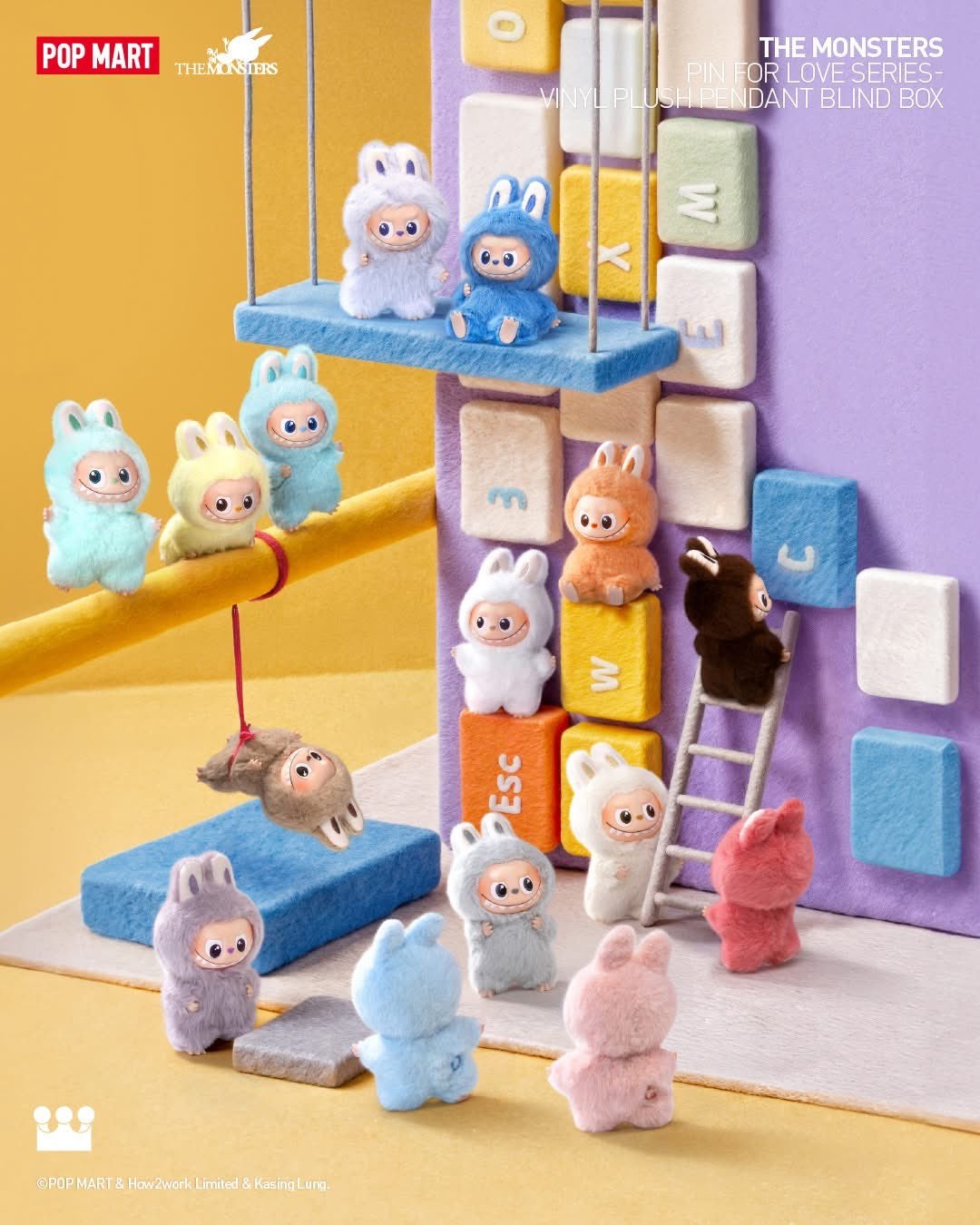 ラブブ PIN FOR LOVE 各種 イニシャル アルファベット N 新作 店舗限定