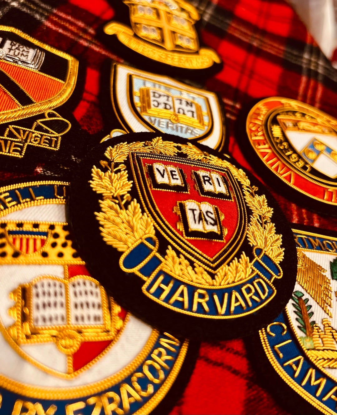 ◇アイビーリーグ校章アメリカ東部8大学ブレザーエンブレム 断捨離し