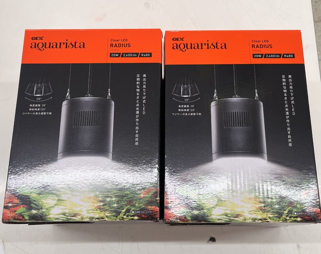 GEX aquarista clear LED RADIUS入荷しました！ | かねだい八千代店の