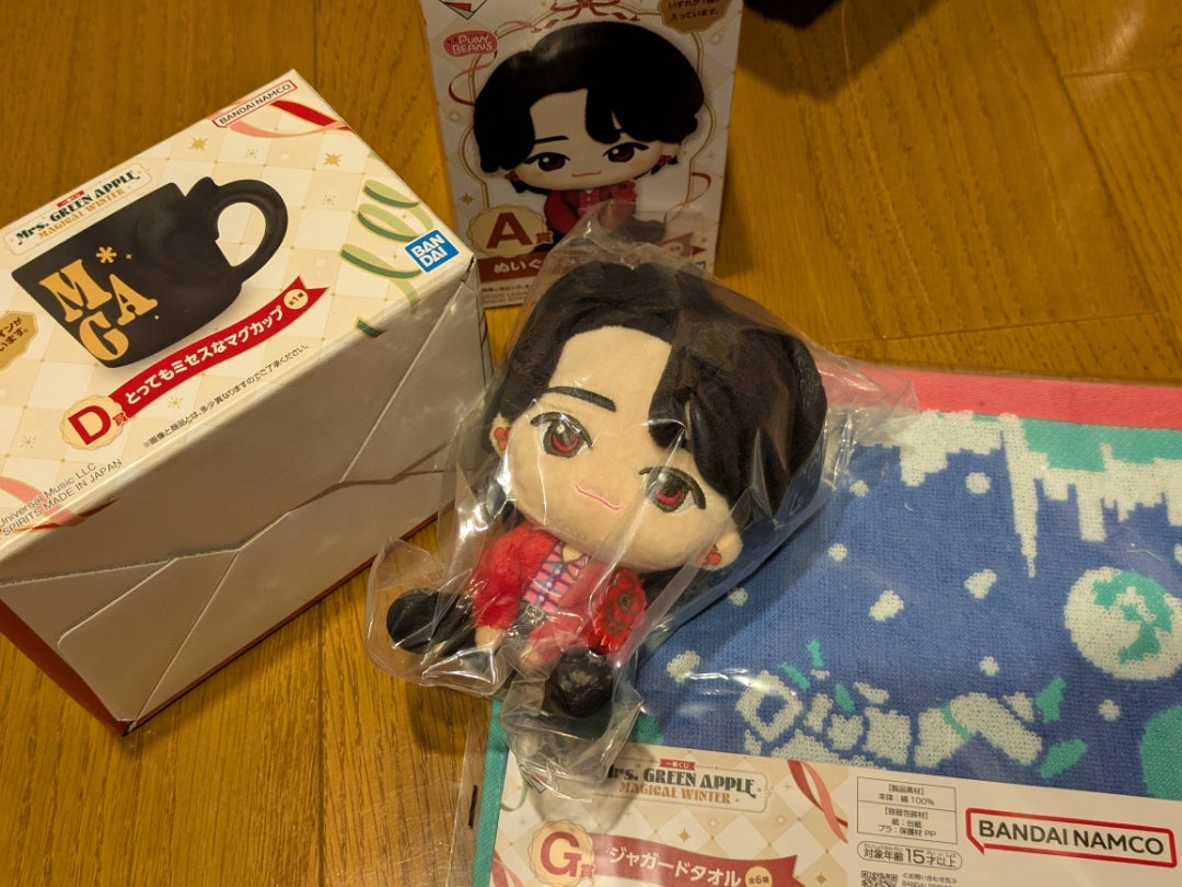 Mrs. GREEN APPLE一番くじ タペストリー マグカップ ストール ミセス一