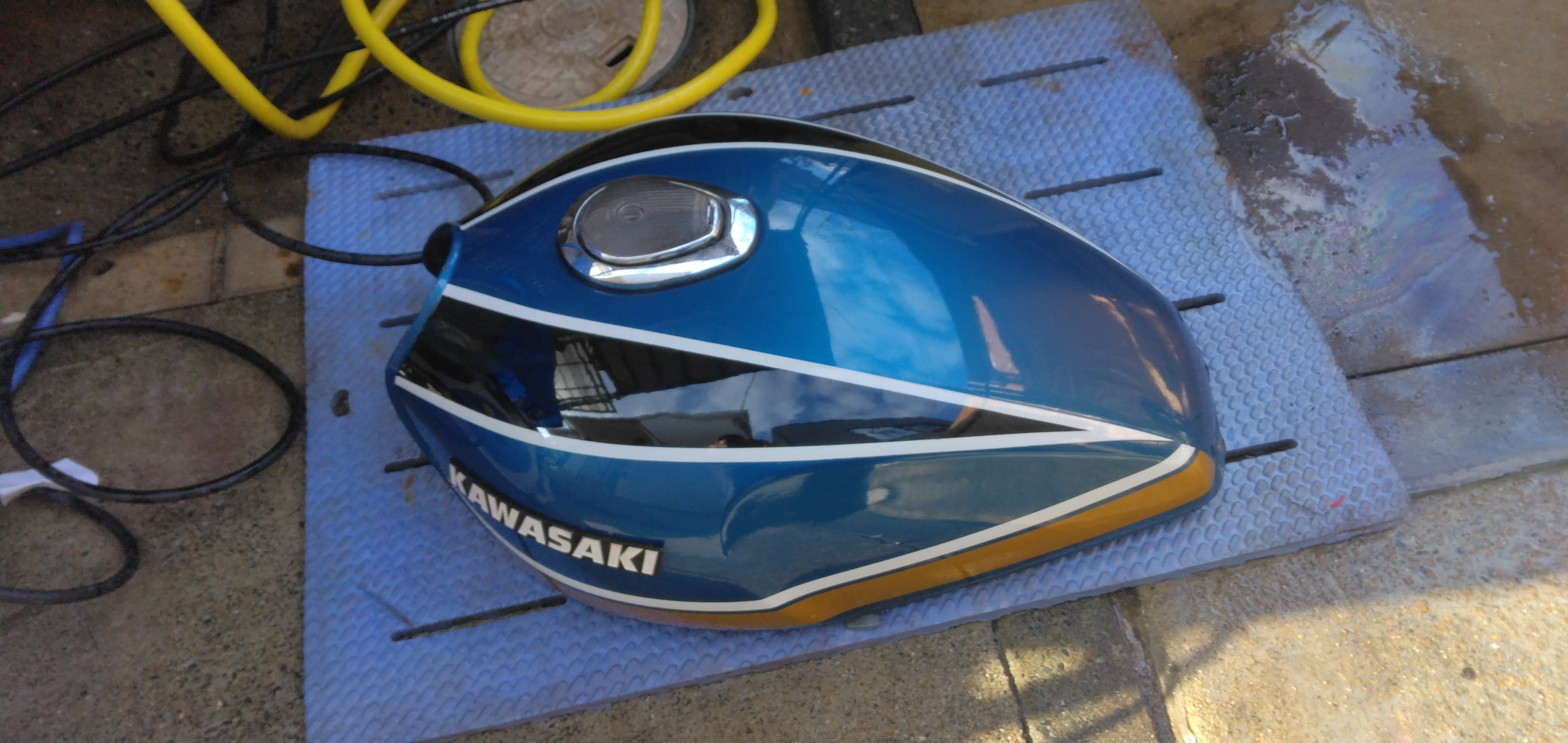 ゼファー1100再生作業 困ったタンク～その他色々