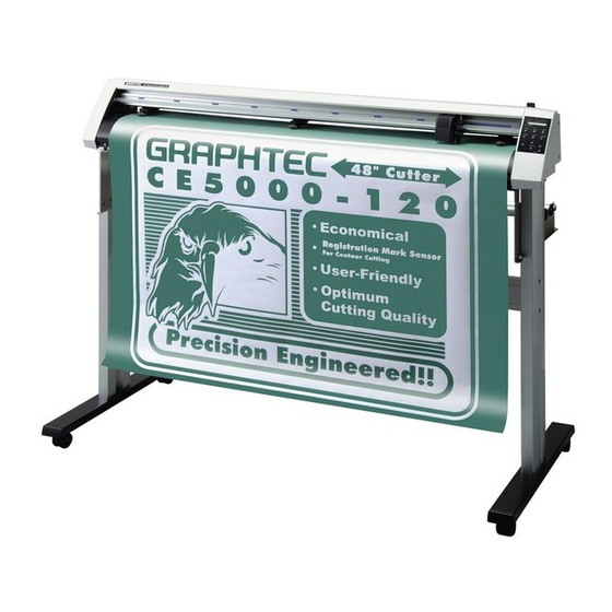 GRAPHTEC CE5000-120AP USER MANUAL Pdf Download | ManualsLib