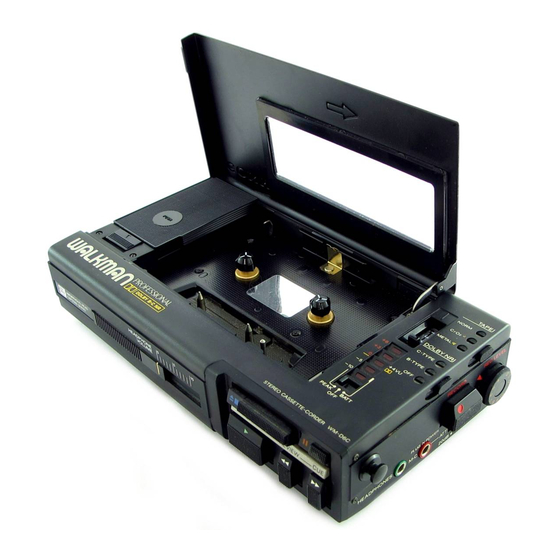 SONY WALKMAN PROFESSIONAL WM-D6 Resonating Elegance: Sony WM-D6C