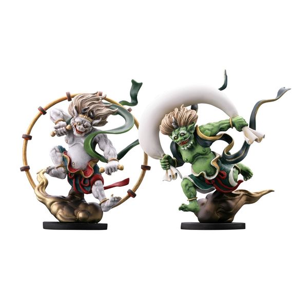 海洋堂 仏像フィギュア 風神、雷神他4体セット