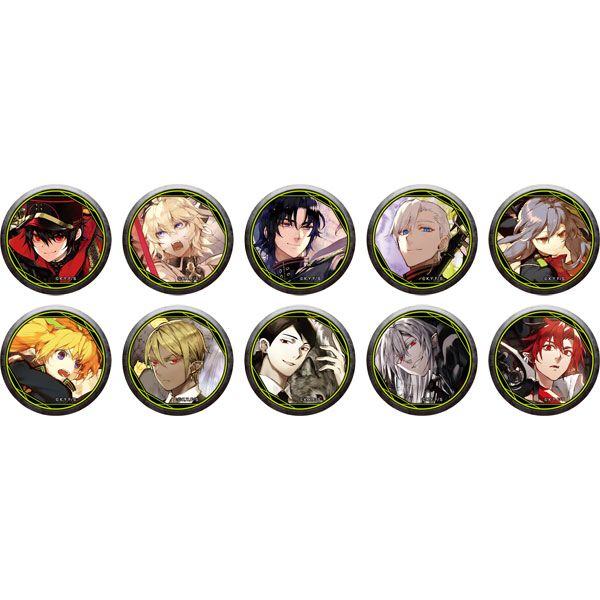 終わりのセラフ 一瀬グレン 缶バッジ 原画展 一瀬グレン 缶バッジ