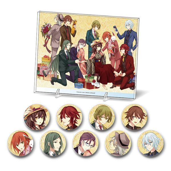 明治東亰恋伽 めいこい 岩崎 桃介 缶バッジ アクリルキーホルダー 明治東