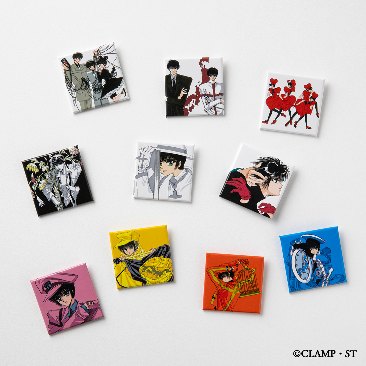 CLAMP X アクリルBC アクキー 神威 封真 昴流 星史郎 小鳥 5種 CLAMP X