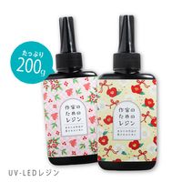 絵画 ハンドメイド レジンコート 創作一点物 クールダウン 青色 八角形