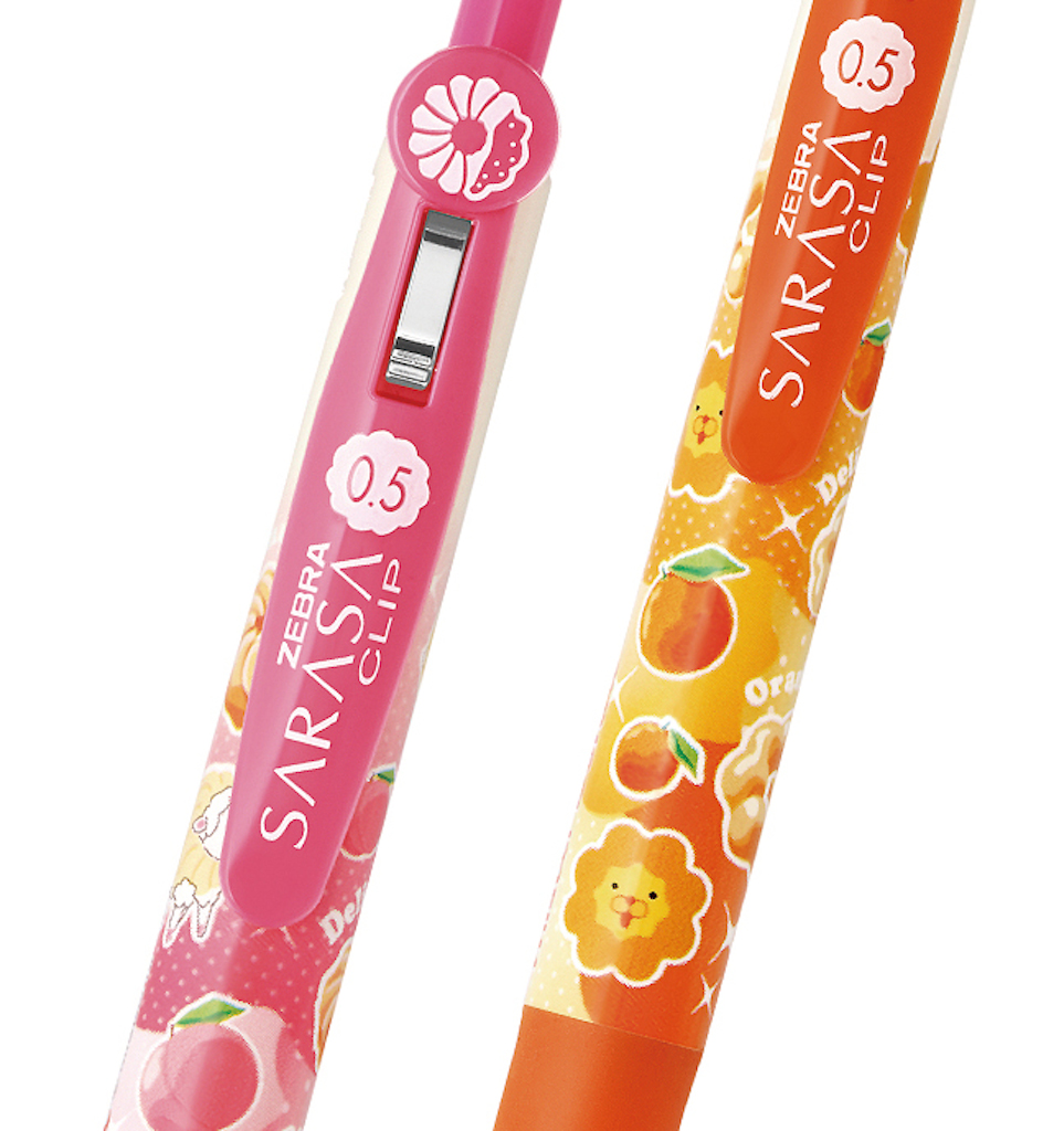サラサ×ミスドのコラボボールペンはドーナツに合わせた香り付き