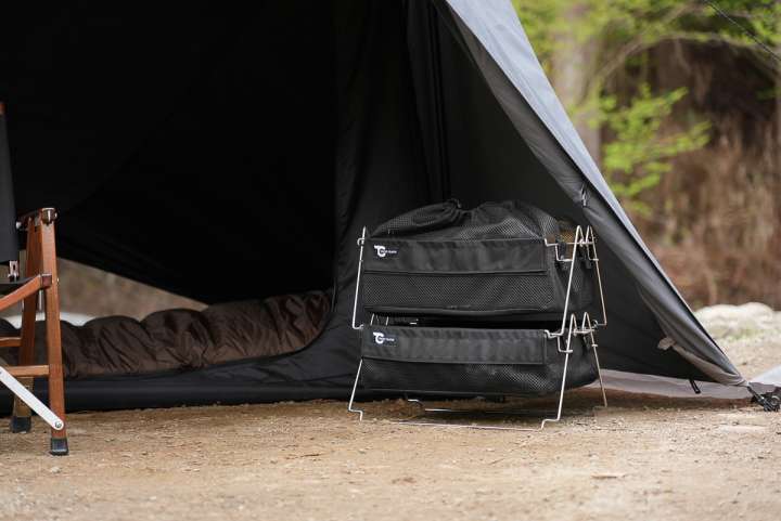 TOKYO CRAFTS メッシュ収納バスケット ブラック TOKYO CRAFTS メッシュ