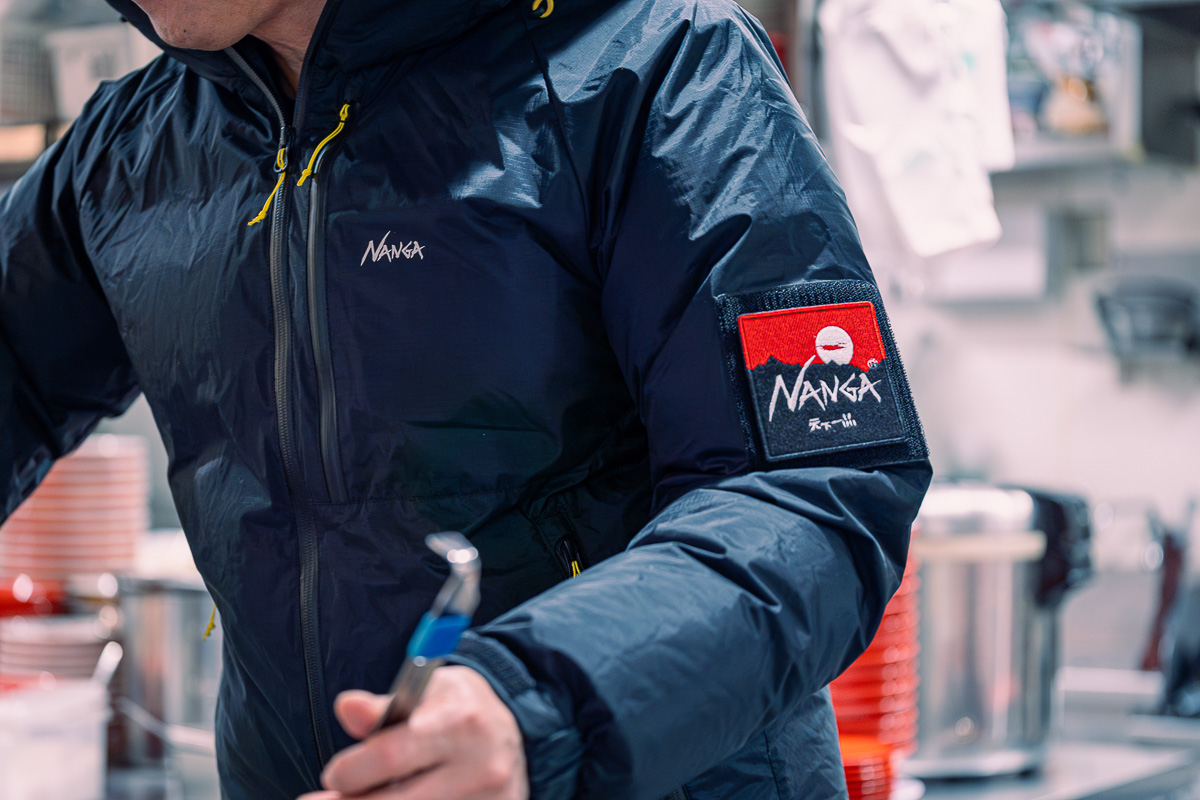 NANGA 天下一品コラボナンガノースフェイスダウンジャケット
