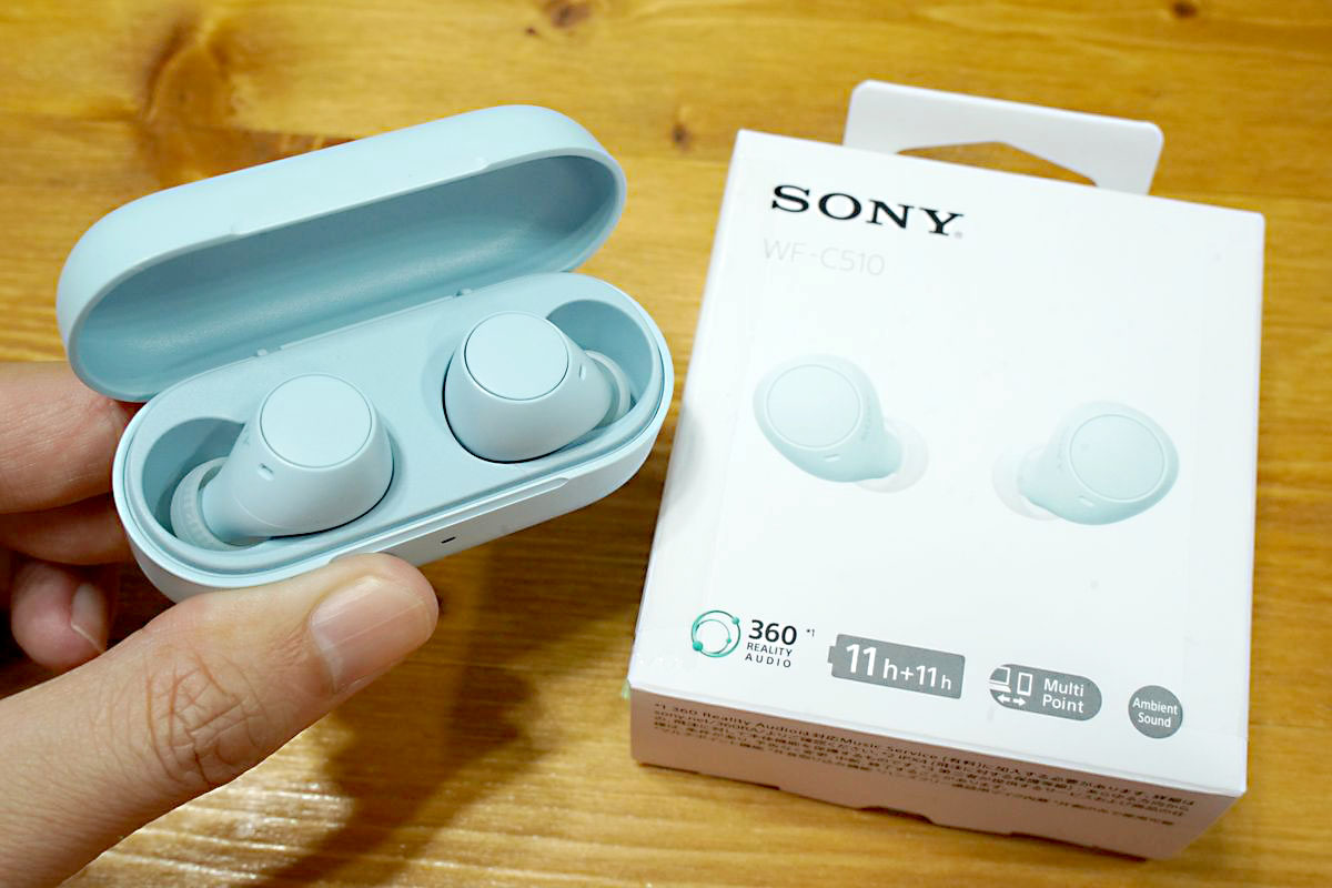 小さくて安くて音がいい！ソニー「WF-C510」は完全ワイヤレスイヤホン