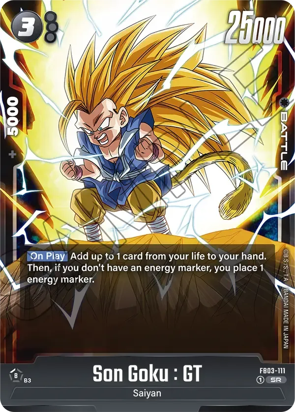 FP-022 Son Goku : GT Dragon Ball Super Card Game Fusion World Card
