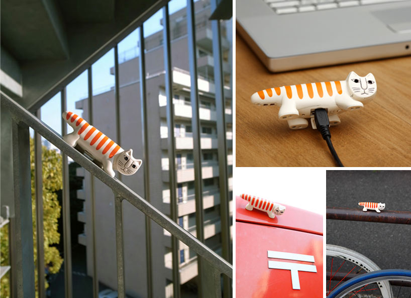 cat shaped necono digital camera