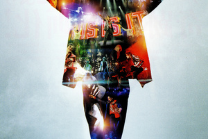 MICHAEL JACKSON THIS IS IT 両面印刷オリジナルポスター MICHAEL