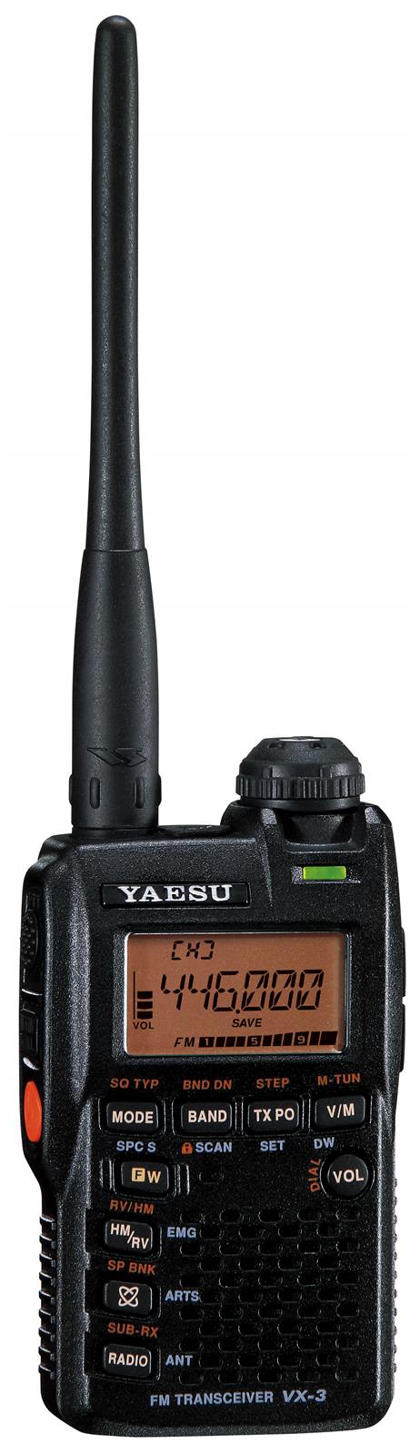 トランシーバー standard VX-3 商品情報 - VX-3｜八重洲無線株式会社